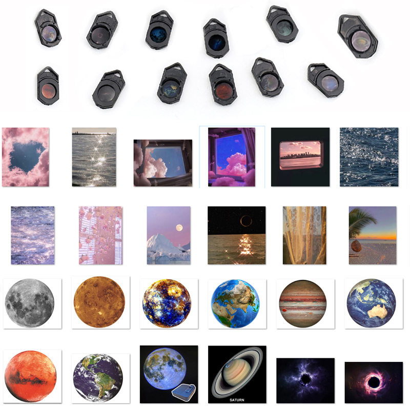 Sunset Lamp Projection - 16 個投影ランプシート装飾屋内プロジェクターライト写真再利用可能なホリデーパーティー照明装飾交換