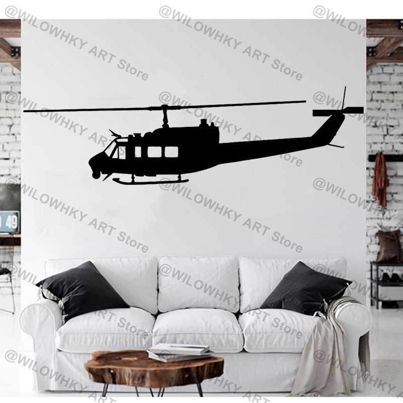 Lighting Mcqueen Bedroom Decor - 航空宇宙飛行飛行機ステッカー,ベル412,ヘリコプタールーム,寝室,車の装飾,ビニールウォールステッカー,ギフト