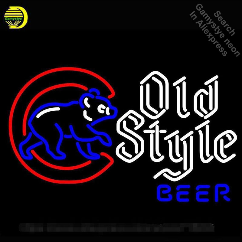 Union Lighting & Decor Collabs - Oスタイルのネオンサインネオンベア、ガラス管、手作りの象徴的なサイン、ビールバー、パブ、ガラスの壁のディスプレイ