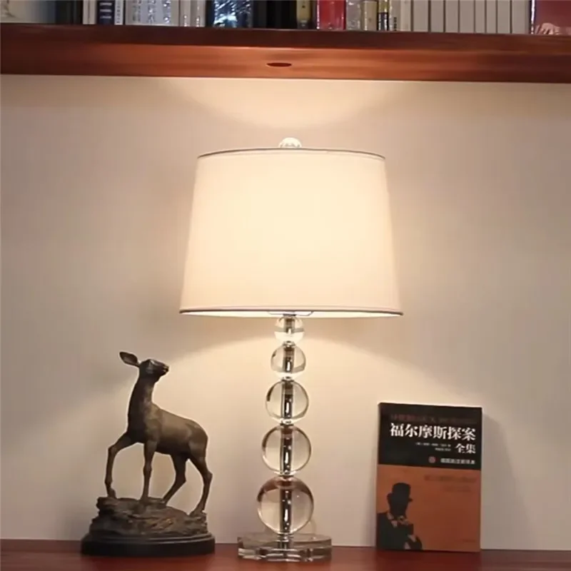 モダンラグジュアリークリスタルデスクランプ 北欧風書斎寝室ベ - Lighting Room Decor Photo のレビューと価格