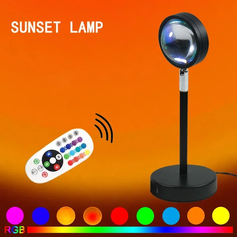 サンセットムードライト 複数色 サンセットプロジェクションラ - Sunset Lamp Projection のレビューと価格