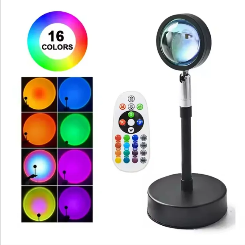 サンセットムードライト 複数色 サンセットプロジェクションラ - Sunset Lamp Projection のレビューと価格