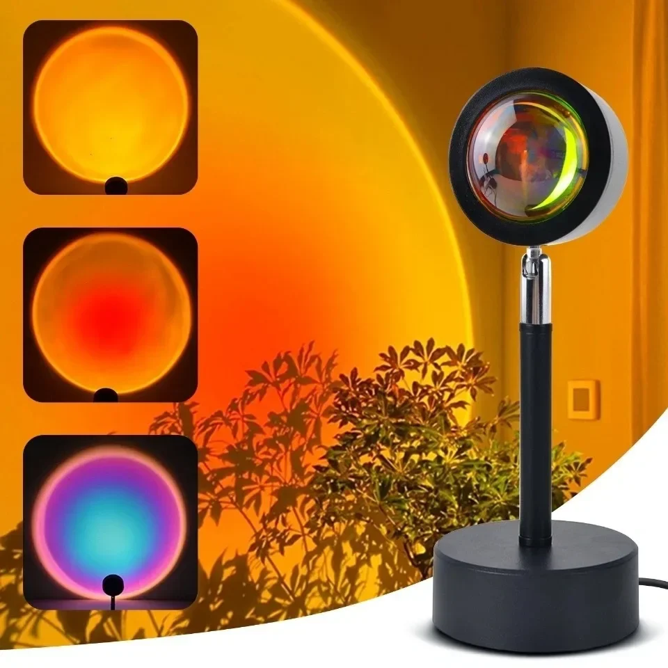 サンセットムードライト 複数色 サンセットプロジェクションラ - Sunset Lamp Projection のレビューと価格