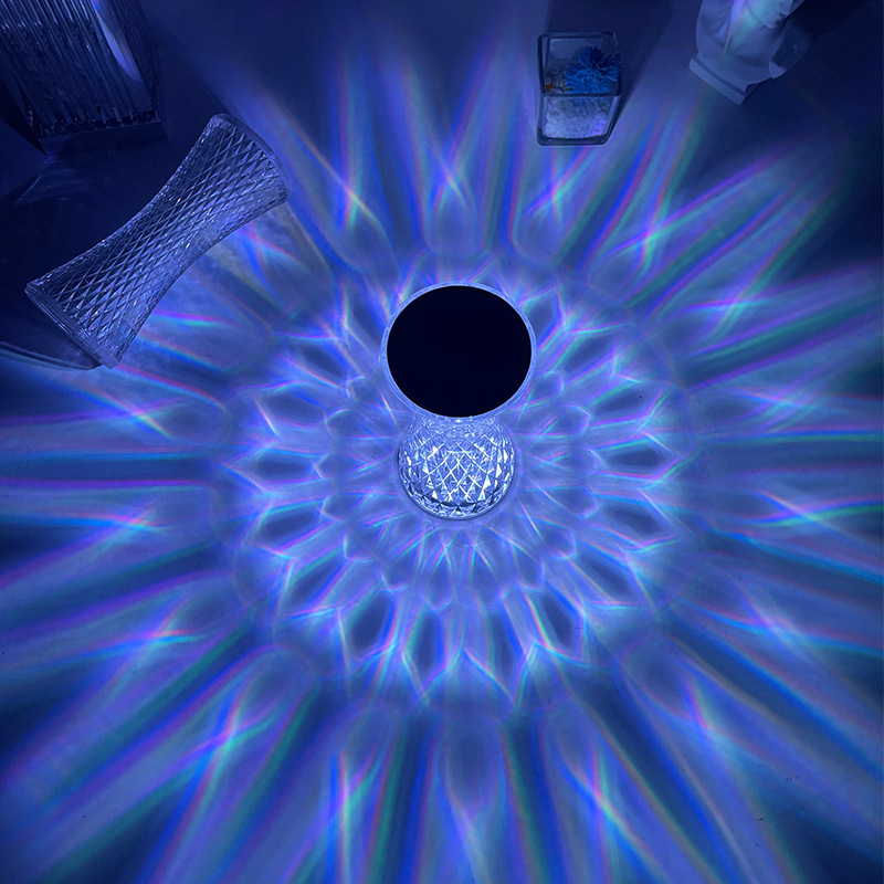 クリスタルベッドサイドテーブルランプクリスマスアクリル装飾ナ - Lighting Decor For Bedroom のレビューと価格