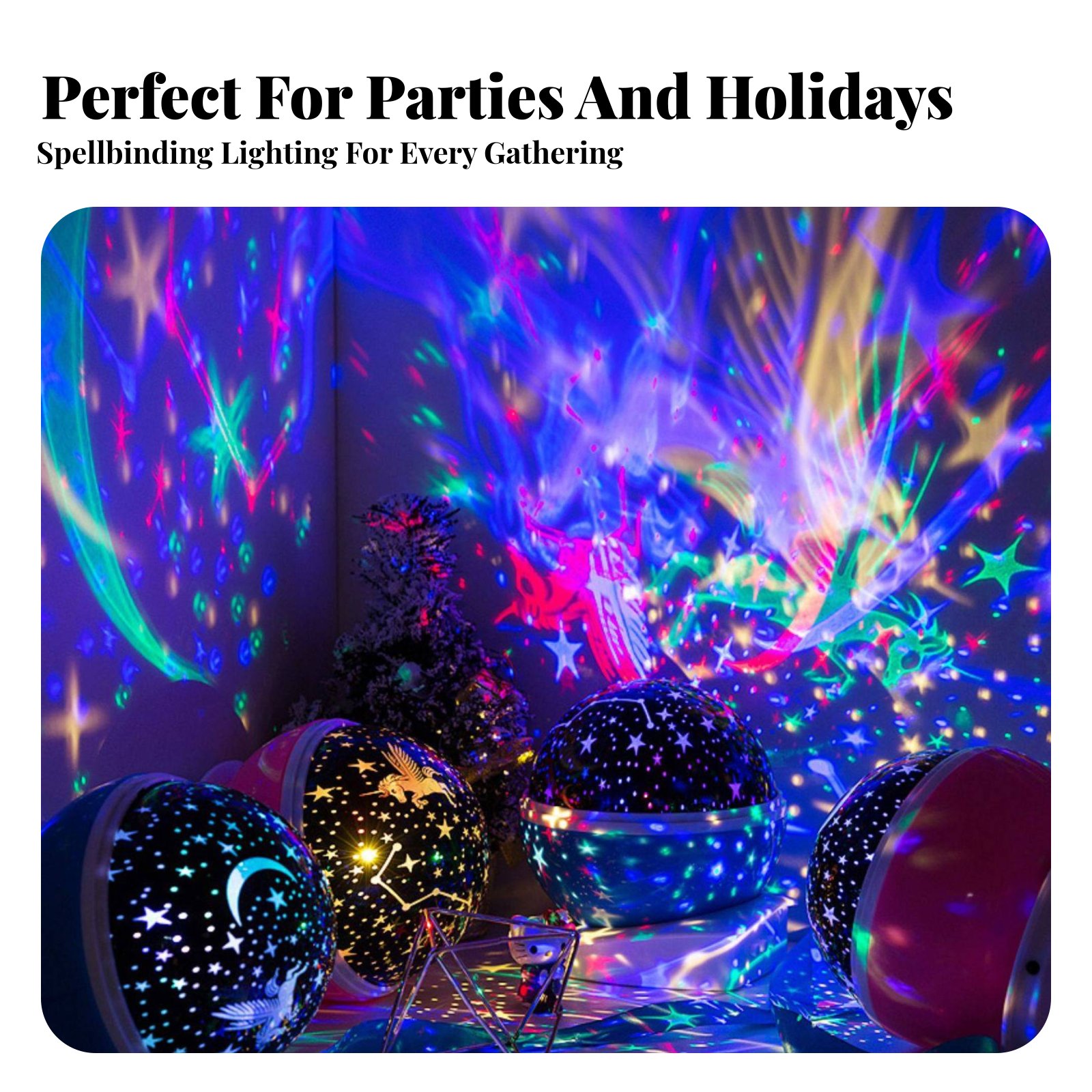 ギャラクシープロジェクションデバイス 天体夜景効果 ナイトラ - Lighting Decor For Bedroom のレビューと価格