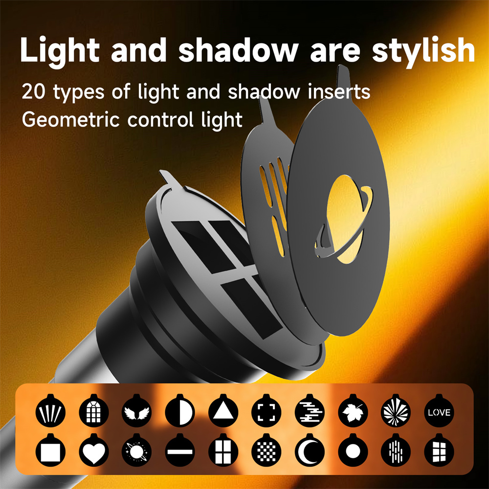 新しい写真撮影用懐中電灯 4 色 RGB LED ビデオライ - Sunset Lamp Projection のレビューと価格