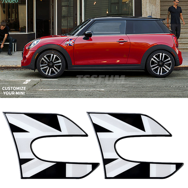 ユニオンジャック車のターンシグナルライトフェンダー 3D 装 - Union Lighting & Decor Collabs のレビューと価格