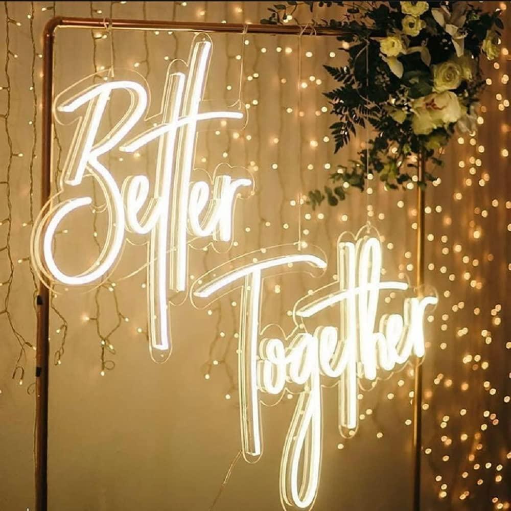 Better Together ネオンサイン USB 調光可 - Lighting Decor For Bedroom のレビューと価格