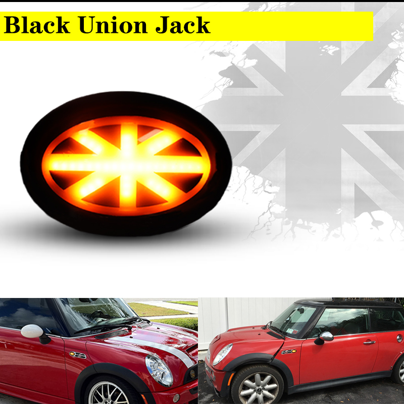 iJDM アンバーユニオンジャックロゴLEDライト フェンダ - Union Lighting & Decor Collabs のレビューと価格