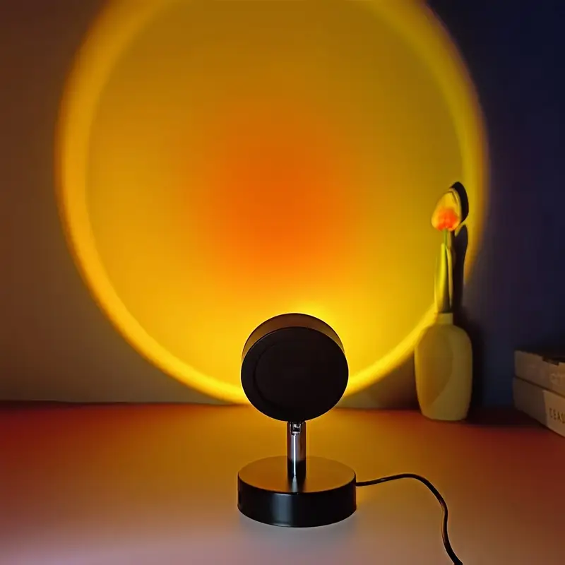 夕焼け雰囲気ランプ、ナイトライト、ベッドサイドランプ、写真撮 - Sunset Lamp Projection のレビューと価格