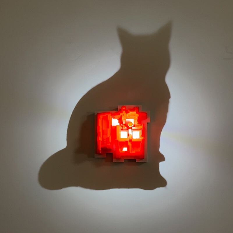 ドロップシッピング 3Dライトシャドウナイトライト アンビエ - Lighting Decor For Bedroom のレビューと価格