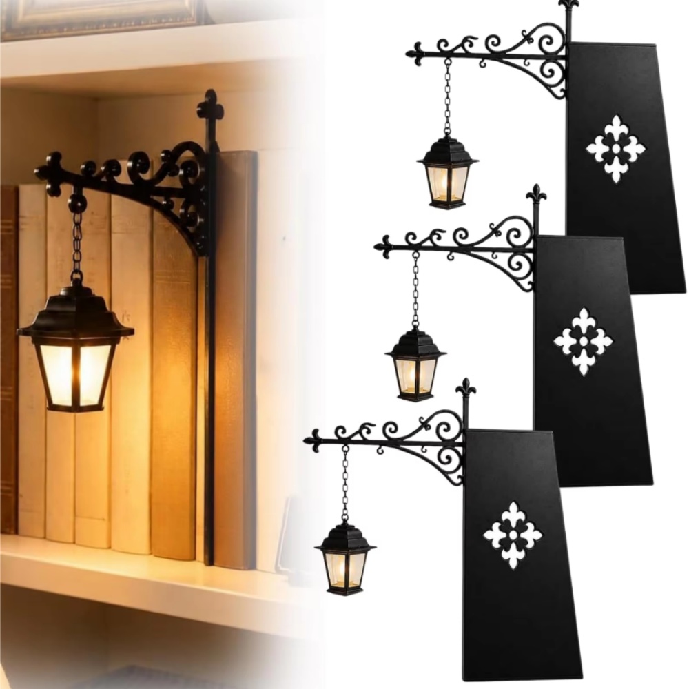 ライブラリーランタン装飾本棚照明レトロライブラリーランタン本 - Led Lighting Decor のレビューと価格