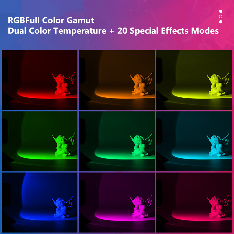 RGBサンセットランプビデオライトLEDロマンチックプロジェ - Sunset Lamp Projection のレビューと価格