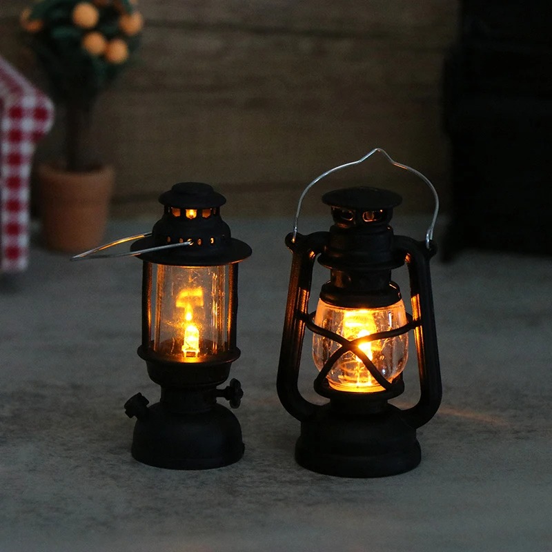 6cmミニLEDレトロ光るポニーランタンシミュレーションキャ - Lighting Decor House のレビューと価格