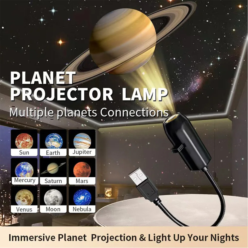 USB天井月地球投影雰囲気ライト星空ランプナイトライトロマン - Sunset Lamp Projection のレビューと価格