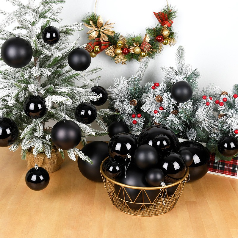 6～15cmのクリスマスボール、ツリー用ブラックライトマット - Pendant Lighting Christmas Decor のレビューと価格