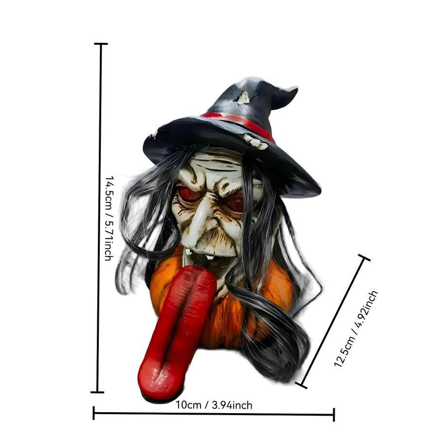 ハロウィンの新しい長舌魔女カボチャの樹脂製オーナメント、恐ろ - Lighting Decor House のレビューと価格