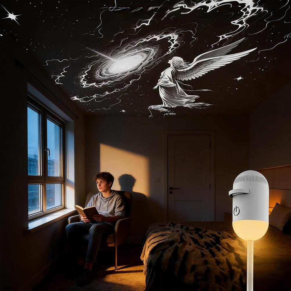 24種類のUSB HD夜空投影ランプ 車載USBアンビエント - Lighting Mcqueen Bedroom Decor のレビューと価格