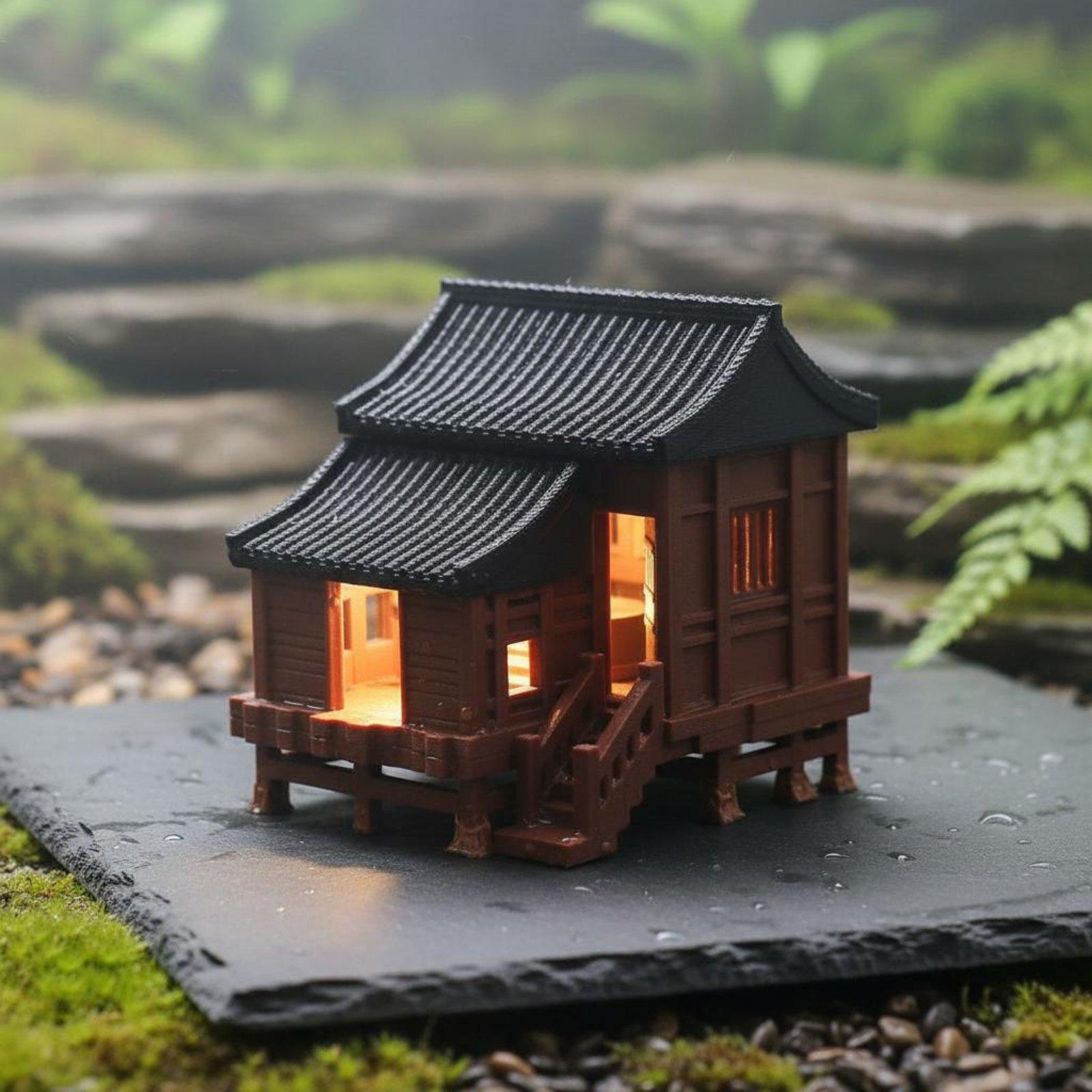 マイクロランドスケープハウス 古代建築 LEDライトアップ  - Lighting Decor House のレビューと価格